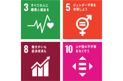誰もが活躍でき、健康に働ける職場づくり